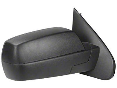 OE Style Side Mirror with LED Puddle Light; Matte Black; Passenger Side (14-18 Sierra 1500)