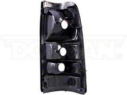 OE Style Tail Light; Black Housing; Red/Clear Lens; Driver Side (04-06 Sierra 1500)