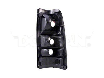OE Style Tail Light; Black Housing; Red/Clear Lens; Driver Side (04-06 Sierra 1500)