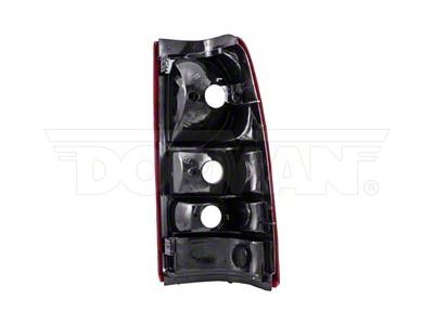 OE Style Tail Light; Chrome Housing; Red/Clear Lens; Driver Side (99-00 Sierra 1500)