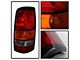 OE Style Tail Lights; Chrome Housing; Red/Amber/Clear Lens (99-06 Sierra 1500 Fleetside)