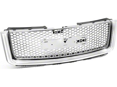 OE Style Upper Replacement Grille; Chrome (07-13 Sierra 1500 Denali)