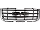 OE Style Upper Replacement Grille; Chrome (07-13 Sierra 1500, Excluding Denali)