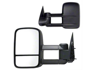 OEM Style Extendable Manual Towing Mirrors; Driver and Passenger Side (00-06 Sierra 1500)