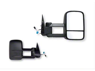 OEM Style Extendable Powered Towing Mirrors; Driver and Passenger Side (03-06 Sierra 1500)