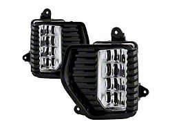 OEM Style Full LED Fog Lights; Clear (19-24 Sierra 1500 Denali)