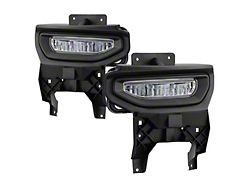 OEM Style Full LED Fog Lights; Clear (16-18 Sierra 1500)