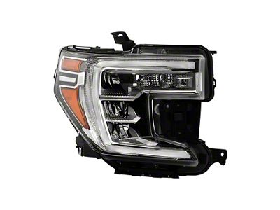 OEM Style Headlight; Black Housing; Clear Lens; Passenger Side (19-21 Sierra 1500)