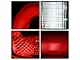 OEM Style Tail Light; Black Housing; Red/Clear Lens; Driver Side (19-24 Sierra 1500 w/ Factory LED Tail Lights)