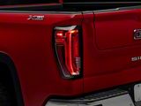 OEM Style Tail Light; Black Housing; Red/Clear Lens; Driver Side (19-26 Sierra 1500 w/ Factory LED Tail Lights)