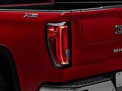 OEM Style Tail Light; Black Housing; Red/Clear Lens; Driver Side (19-25 Sierra 1500 w/ Factory LED Tail Lights)