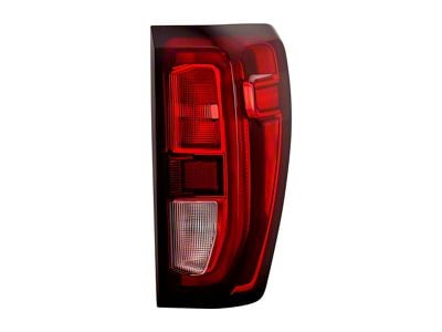 OEM Style Tail Light; Black Housing; Red/Clear Lens; Passenger Side (19-24 Sierra 1500 w/ Factory Halogen Tail Lights)