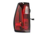 OEM Style Tail Light; Black Housing; Red/Clear Lens; Passenger Side (19-26 Sierra 1500 w/ Factory Halogen Tail Lights)