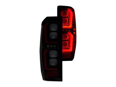OLED Tail Lights; Chrome Housing; Smoked Lens (19-24 Sierra 1500 w/ Factory Halogen Tail Lights)