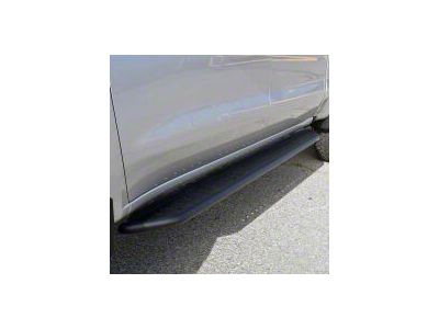 Outlaw Running Boards; Textured Black (19-24 Sierra 1500 Crew Cab)