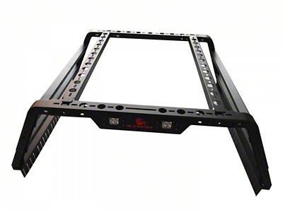 Overland Utility Bed Rack; Black (99-25 Sierra 1500)