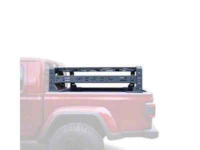 Overland Utility Bed Rack; Sandy Black (14-25 Sierra 1500)