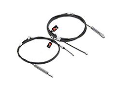 Parking Brake Cables; Rear (14-18 Sierra 1500 Crew Cab w/ 5.80-Foot Short Box, Excluding 15-16)