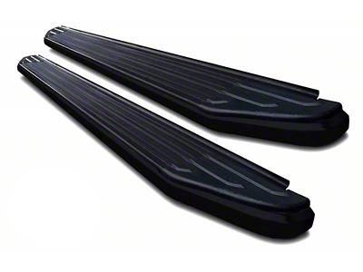 Peerless Running Boards; Black (19-25 Sierra 1500 Crew Cab)