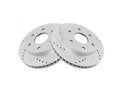 Performance Drilled and Slotted 6-Lug Rotors; Front Pair (99-06 Sierra 1500 w/ Rear Disc Brakes)