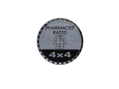 Pharmacist Rated Badge (Universal; Some Adaptation May Be Required)