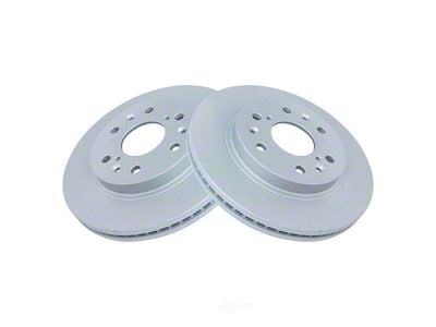 Plain Vented 6-Lug Rotors; Front Pair (05-19 Sierra 1500 w/ Rear Drum Brakes)