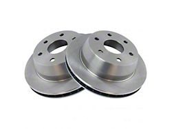 Plain Vented 6-Lug Rotors; Rear Pair (03-06 Sierra 1500 w/ Quadrasteer)