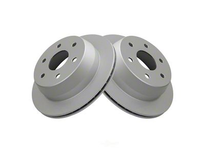 Plain Vented 6-Lug Rotors; Rear Pair (99-06 Sierra 1500)