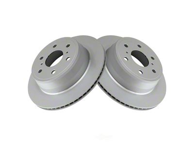 Plain Vented 6-Lug Rotors; Rear Pair (07-18 Sierra 1500)