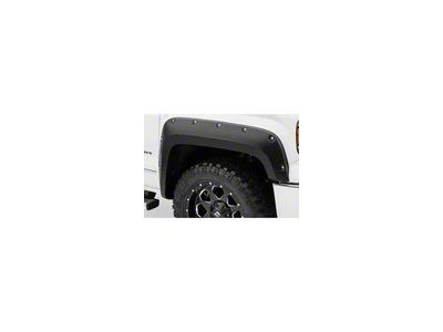 Pocket Style Fender Flares; Black (16-18 Sierra 1500)