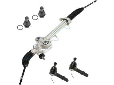 Power Steering Rack and Pinion with Lower Ball Joints and Outer Tie Rods (07-13 Sierra 1500 w/ Aluminum Control Arms)