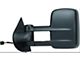 Replacement Powered Telescoping Towing Mirror; Driver Side (07-13 Sierra 1500)