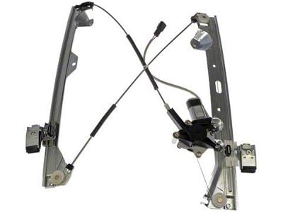 Power Window Motor and Regulator Assembly; Rear Driver Side (07-13 Sierra 1500 Crew Cab)