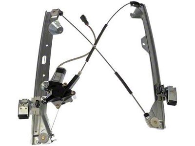 Power Window Motor and Regulator Assembly; Rear Passenger Side (07-13 Sierra 1500 Crew Cab)