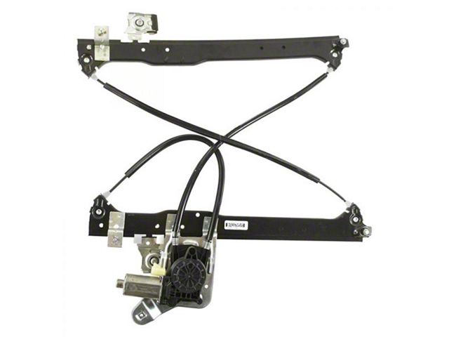 Replacement Power Window Regulator with Motor; Rear Driver Side (04-06 Sierra 1500 Crew Cab)