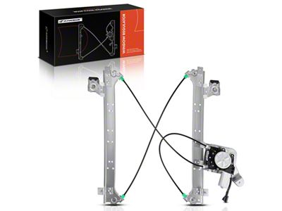 Power Window Regulator with Motor; Rear Driver Side (01-06 Sierra 1500)