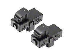 Power Window Switches; Rear (07-13 Sierra 1500 w/ Back Lighting)