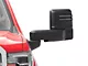 Powered Adjustable Heated Manual Extendable Towing Mirrors with Smoked LED Turn Signals; Black (19-24 Sierra 1500)