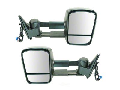 Powered Heated Manual Folding Towing Mirrors with Smoked Turn Signal Lens (03-06 Sierra 1500)