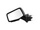 Powered Heated Memory Power Folding Mirror with Blind Spot Detection and Puddle Light; Textured Black; Driver Side (19-24 Sierra 1500)