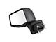 Powered Heated Memory Power Folding Mirror with Blind Spot Detection and Puddle Light; Textured Black; Driver Side (19-24 Sierra 1500)