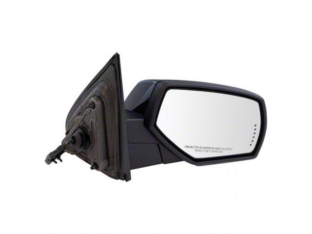 Powered Heated Memory Side Mirror with Puddle Light; Paint to Match; Passenger Side (14-18 Sierra 1500)