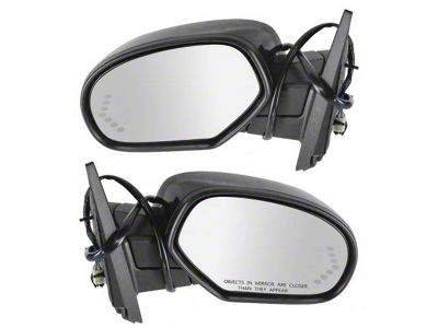 Powered Heated Memory Side Mirrors; Paint to Match (07-08 Sierra 1500)