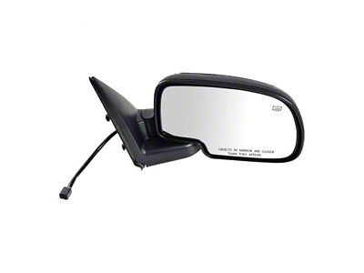 Powered Heated Mirror; Chrome; Passenger Side (99-02 Sierra 1500)