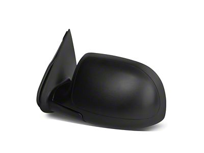 Powered Heated Mirror; Driver Side; Black (99-02 Sierra 1500)