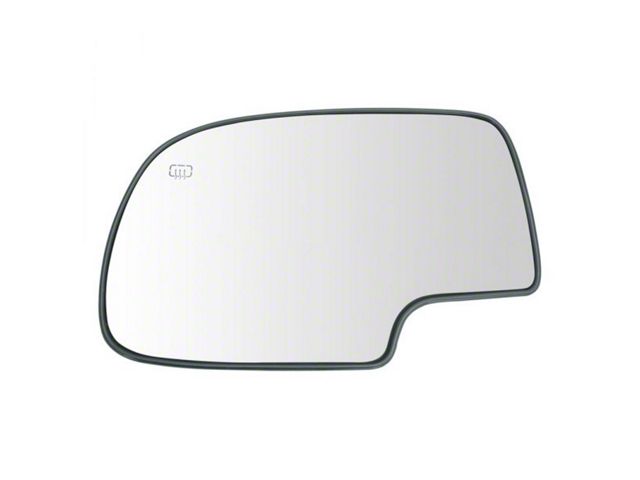 Powered Heated Mirror Glass; Driver Side (99-06 Sierra 1500)