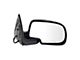 Powered Heated Mirror with Puddle Light; Flat Black; Passenger Side (03-06 Sierra 1500)