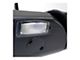 Powered Heated Mirror with Puddle Light; Flat Black; Passenger Side (03-06 Sierra 1500)