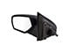 Powered Heated Mirror with Spotter Glass; Textured Black; Driver Side (14-18 Sierra 1500)