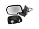 Powered Heated Mirrors with Puddle Lights; Gloss Black (03-06 Sierra 1500)